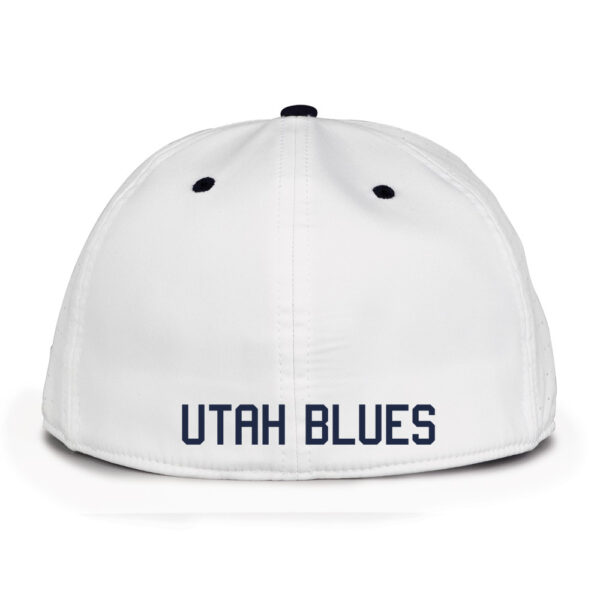 White Hat with Navy Bear - Image 3