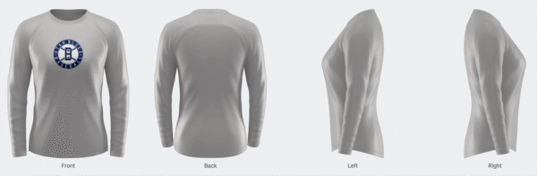 Women Pro Round Long Sleeve Shirt - Image 2