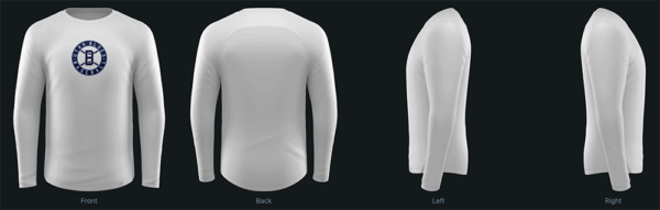 Youth Pro Round Long Sleeve Shirt - Image 4