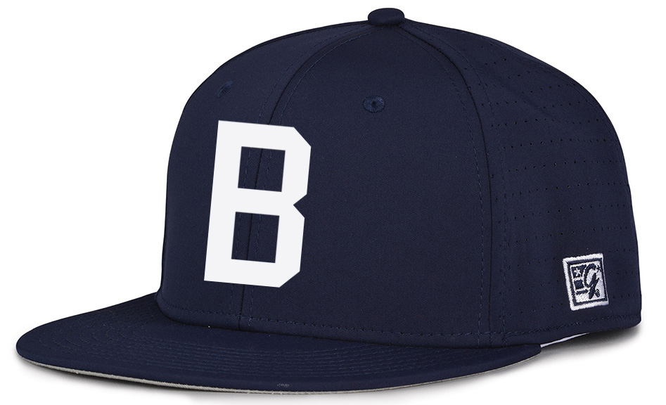 Navy Hat with White "B"
