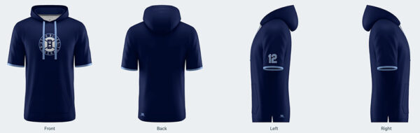 Youth Tech Short Sleeve Hoodie - Image 2
