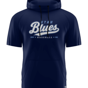 Pro Detroit Short Sleeve Hoodie Navy